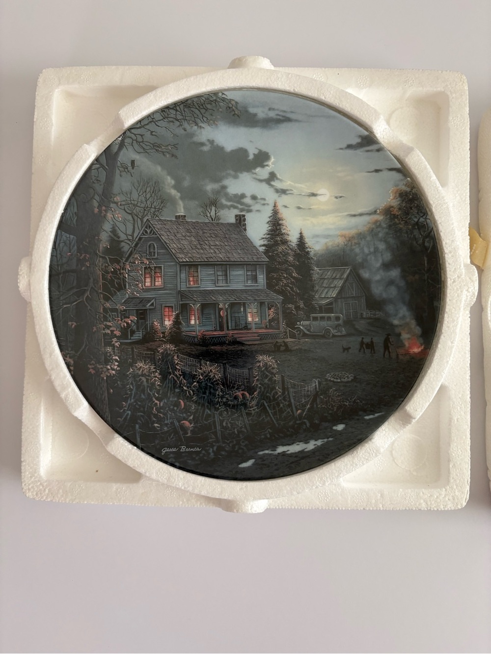 Vintage 1993 Bradford Exchange “October Radiance” Collector Plate #1 in Series - Picture 6 of 13